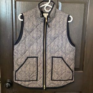 J. Crew Herringbone vest.